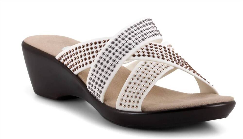 NEW ONEX women's prelude slide shoes in white